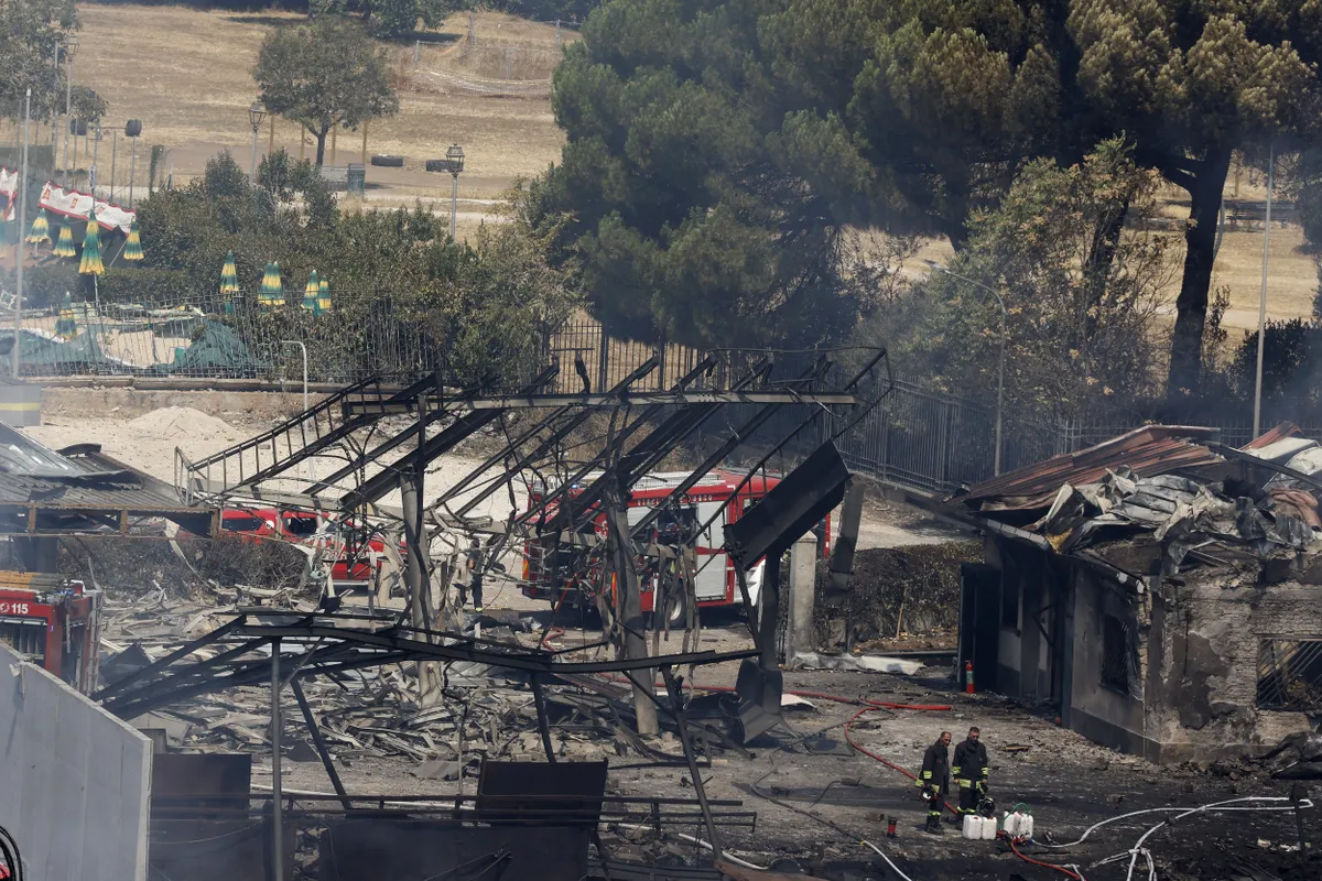 At least 21 injured in gas station explosion in Rome