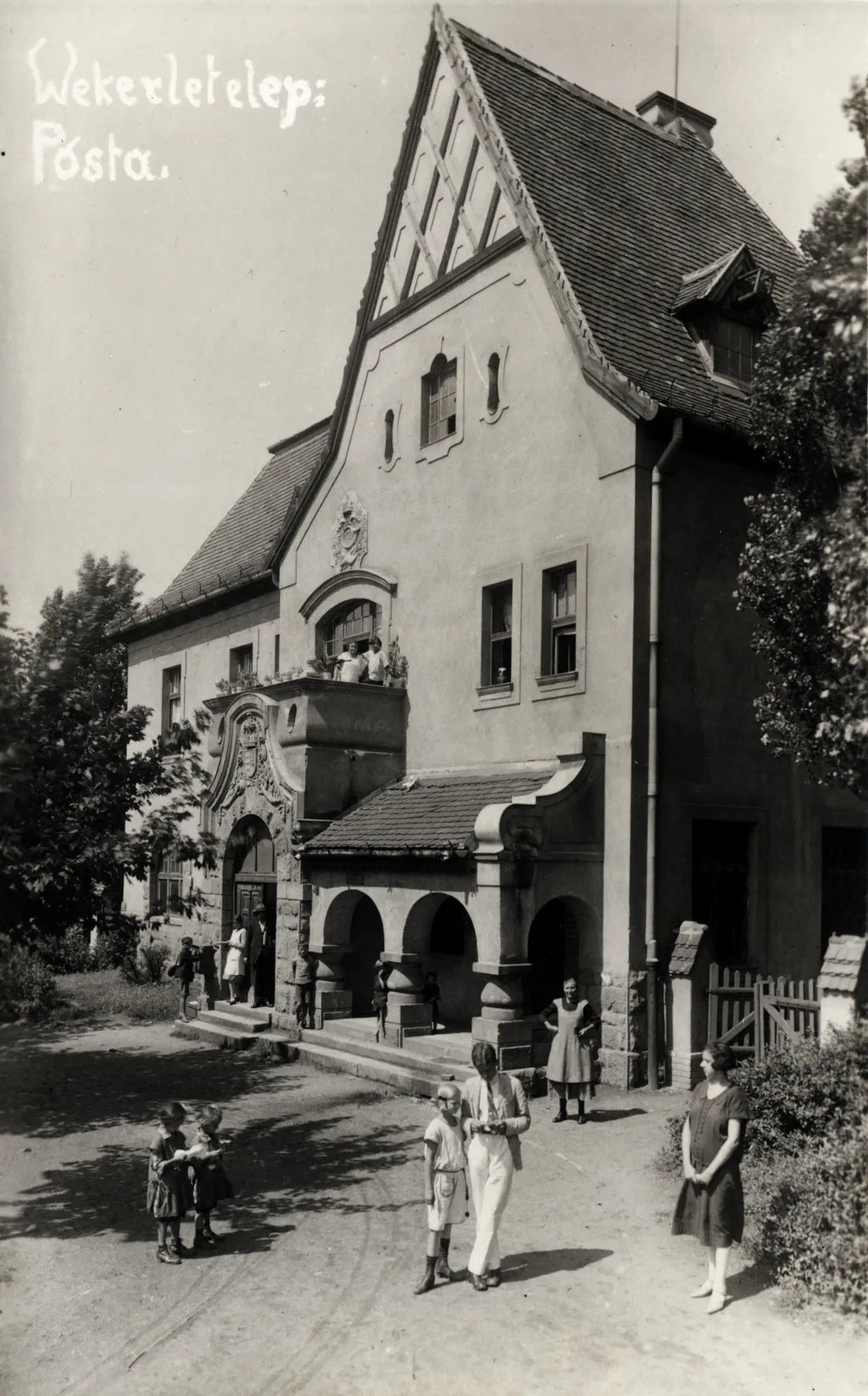 Wekerletelep, Thököly utca 17. Posta és távírda. - 1928.