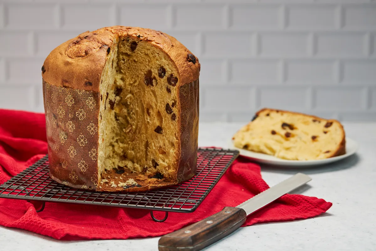 kedvelt olasz édesség: panettone