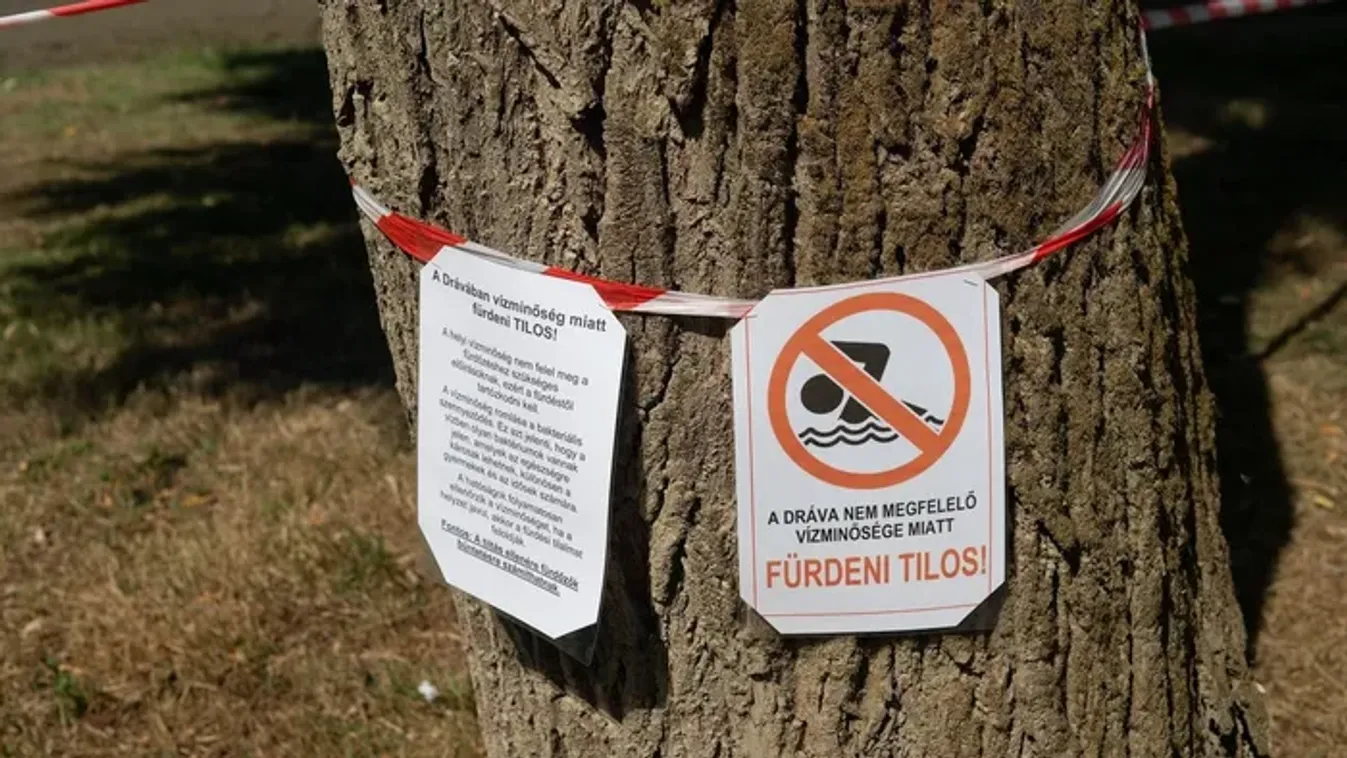 Nagy a baj: lezárták a drávai szabad strandot
