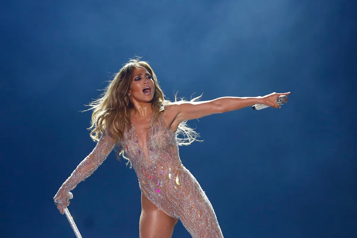 Jennifer Lopez performs in Egypt