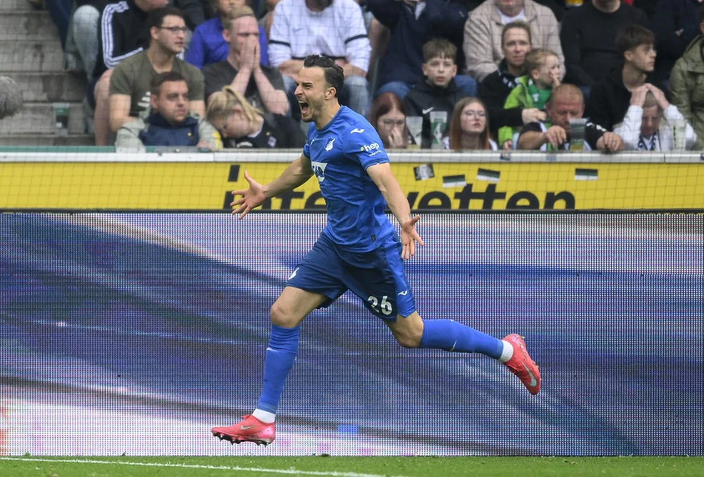 Soccer 1st Bundesliga / Borussia Monchengladbach - 1899 Hoffenheim 4:4.
