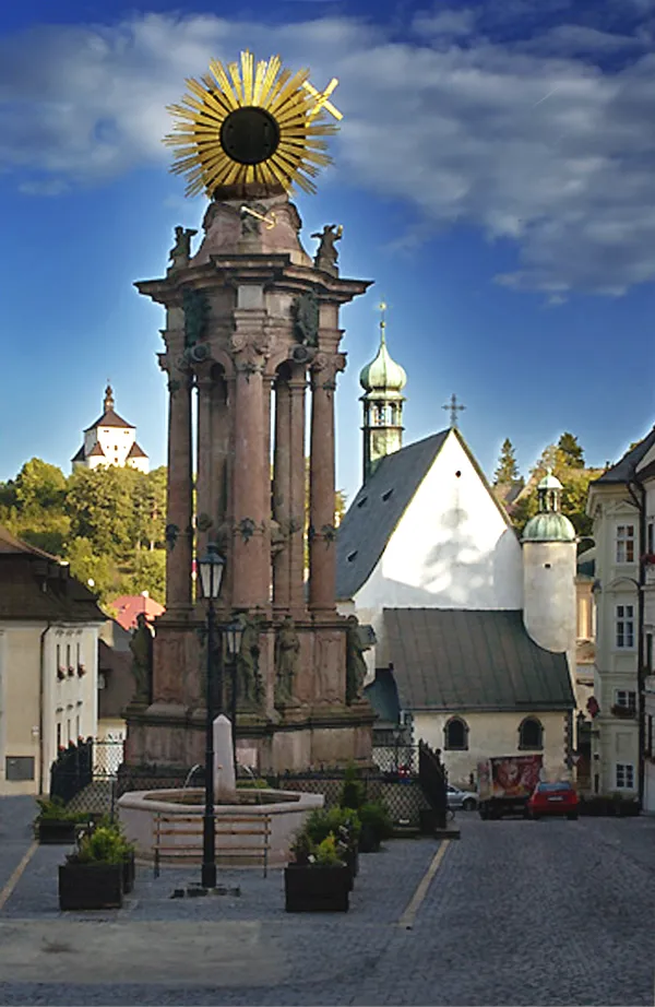 Selmecbánya, Szentháromság-oszlop, Felvidék, Szlovákia
