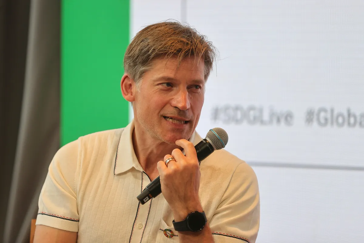 Nikolaj Coster-Waldau at the SDG Media Zone Presser