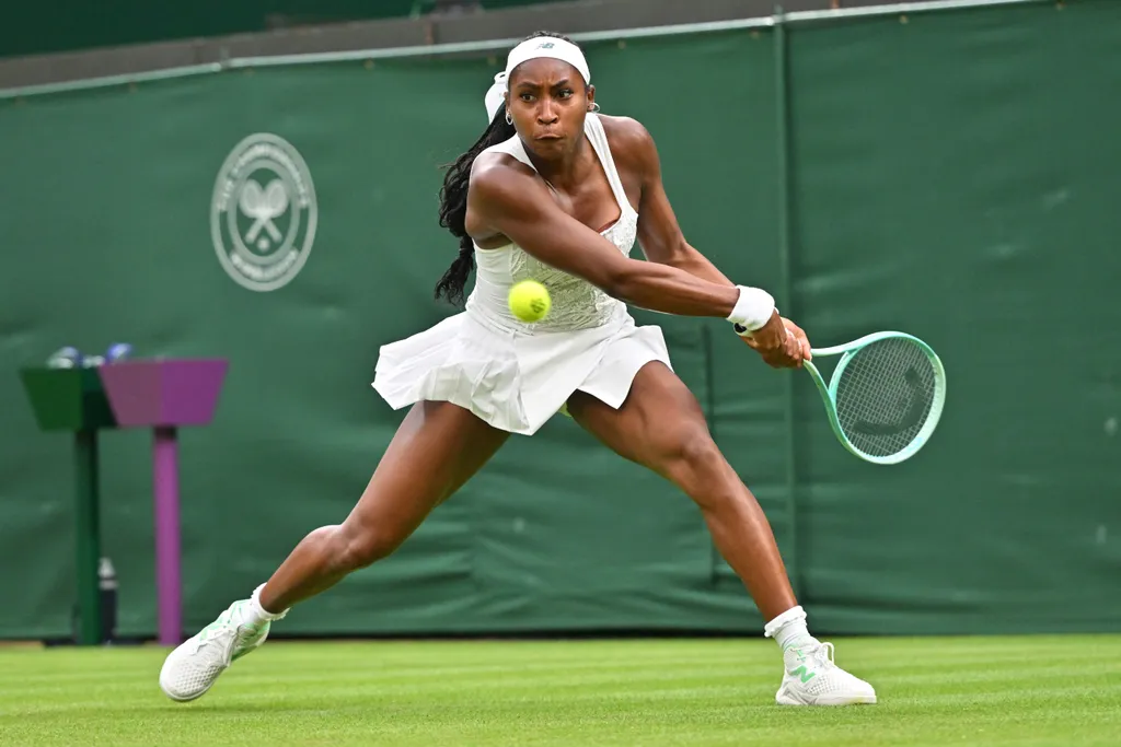Coco Gauff amerikai teniszezőnő lábairól egyszerűen képtelenség levenni a szemet.
