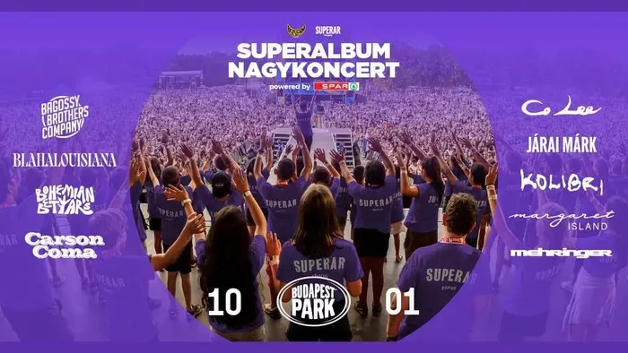 A Budapest Parkban debütál a Superalbum és a Superar gyermekkórus