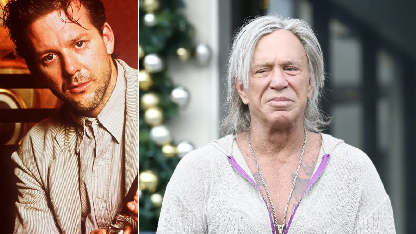 Így lett Hollywood sármőréből felismerhetetlen szörnyeteg: képeken Mickey Rourke botrányokkal és műtétekkel teli élete