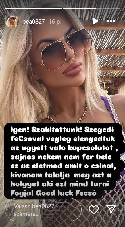 Géczi Bea Instagram