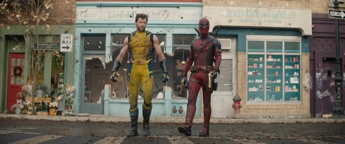 Ryan Reynolds et Hugh Jackman dans le film "Deadpool & Wolverine"