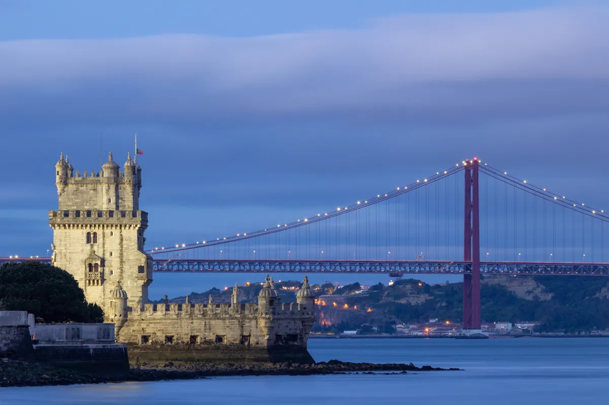 Lisszabon, Belém-torony, Tejo-folyó, híd