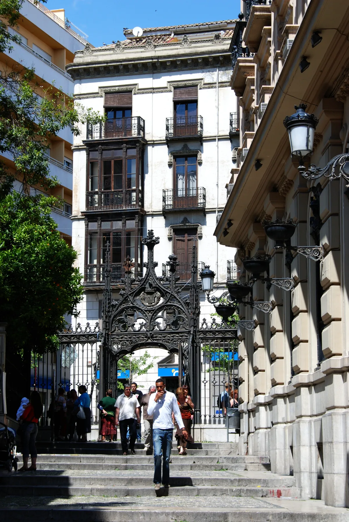 Granada, utcarészlet, Spanyolország