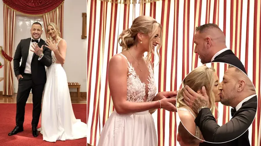Összeházasodtak! Az első fotók Curtis és Judie esküvőjéről