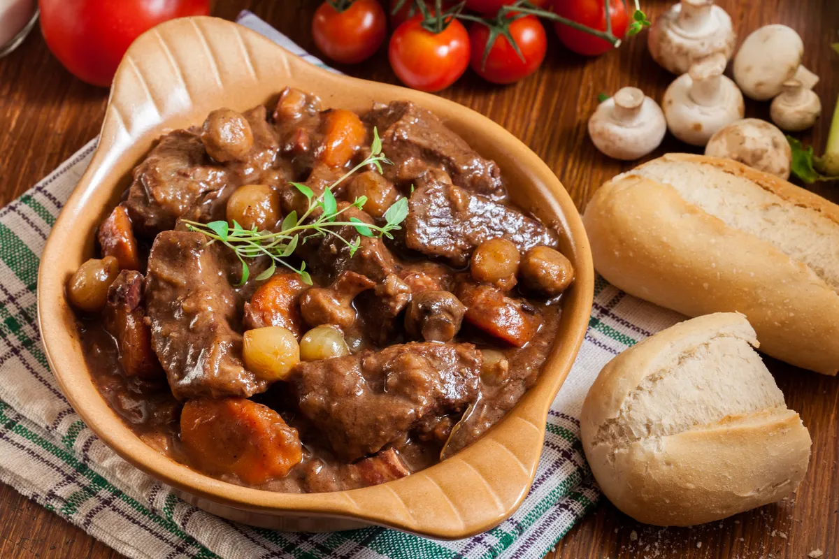 Marharagu, Boeuf Bourguignon, Bagett