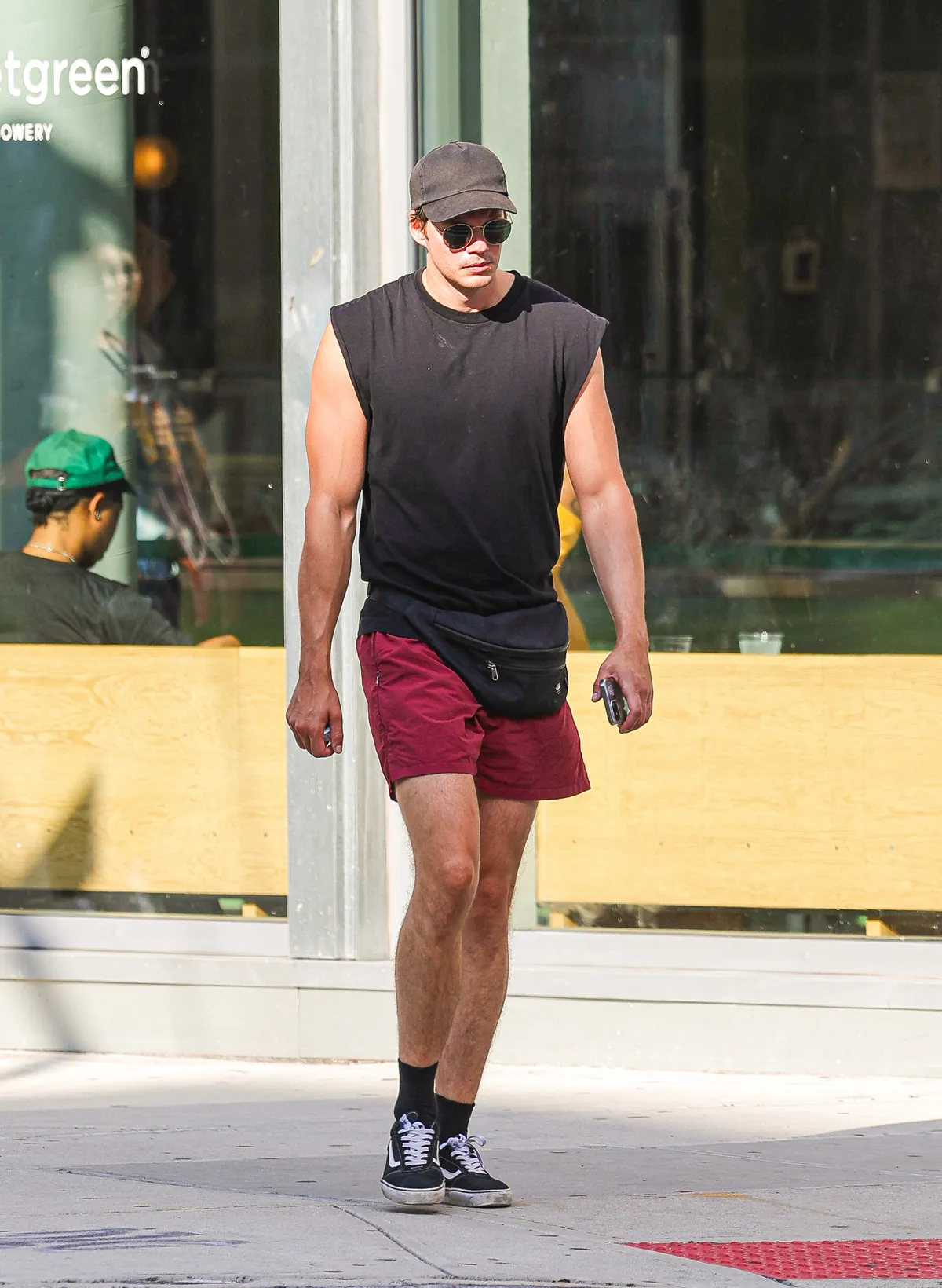 EXCLUSIVE: Bill Skarsgard is Spotted Stepping Out in New York City.