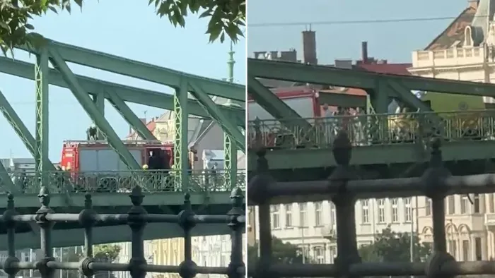 Videón az életmentés: felmászott egy férfi a Szabadság hídra