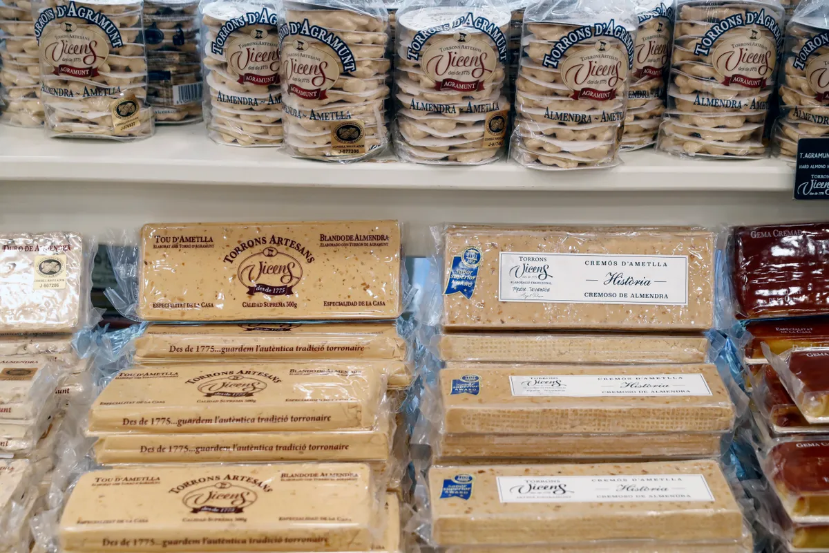 Turrón, a spanyolok jellegzetes édessége