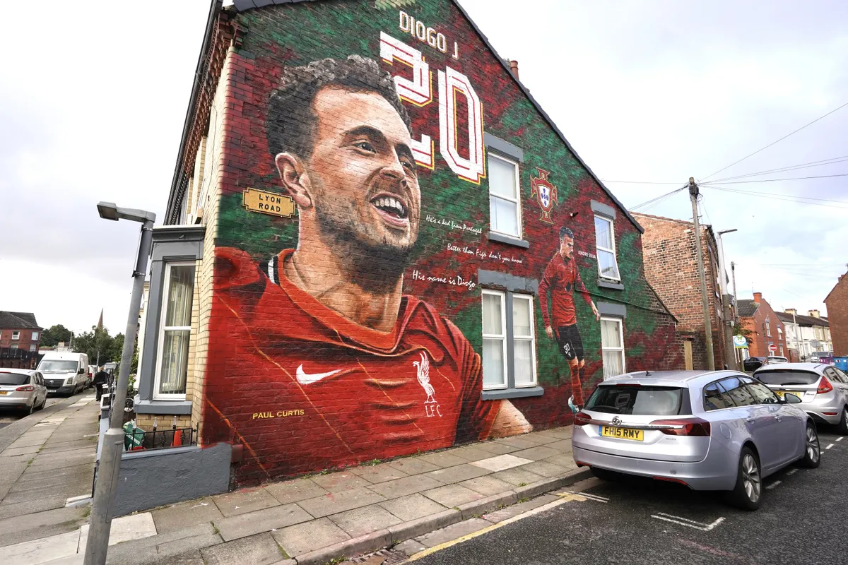 Street art commemorates Diogo Jota following fatal crash