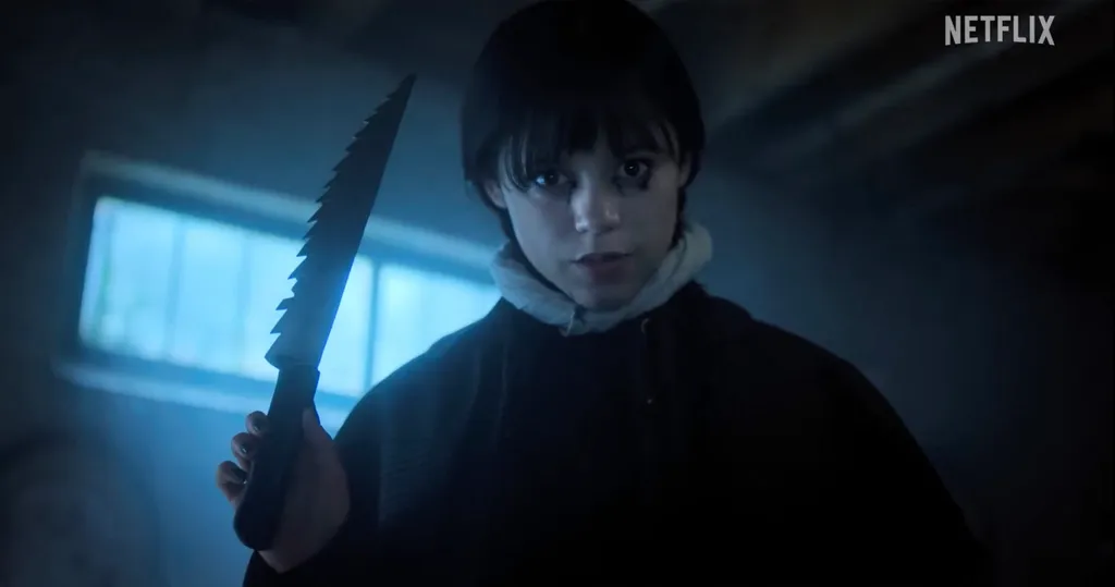 See Ferrari pictures  Pictures must credit: Netflix Here’s a first look at the return of comic horror TV series Wednesday — featuring the adventures of the spooky Addams Family and their daughter. Actress Jenna Ortega , 22, returns to the title role as We