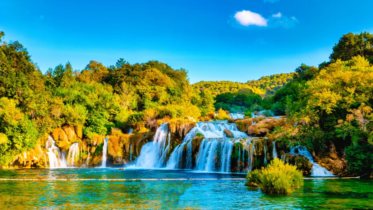 Krka Nemzeti Park vízesései, Horvátország