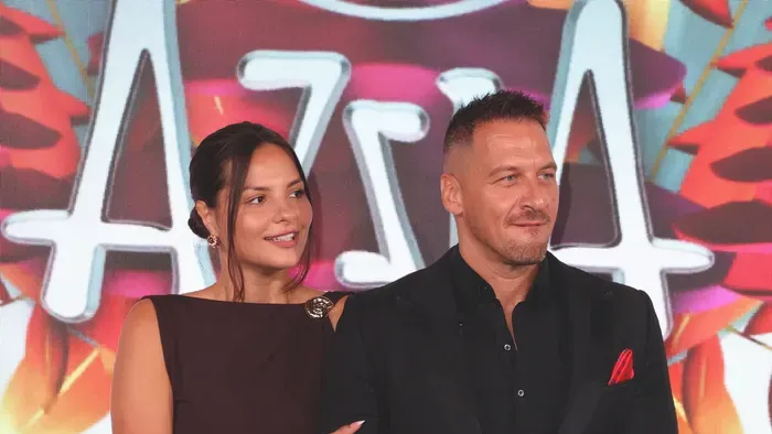 Vastag Csaba és felesége, Domján Evelin