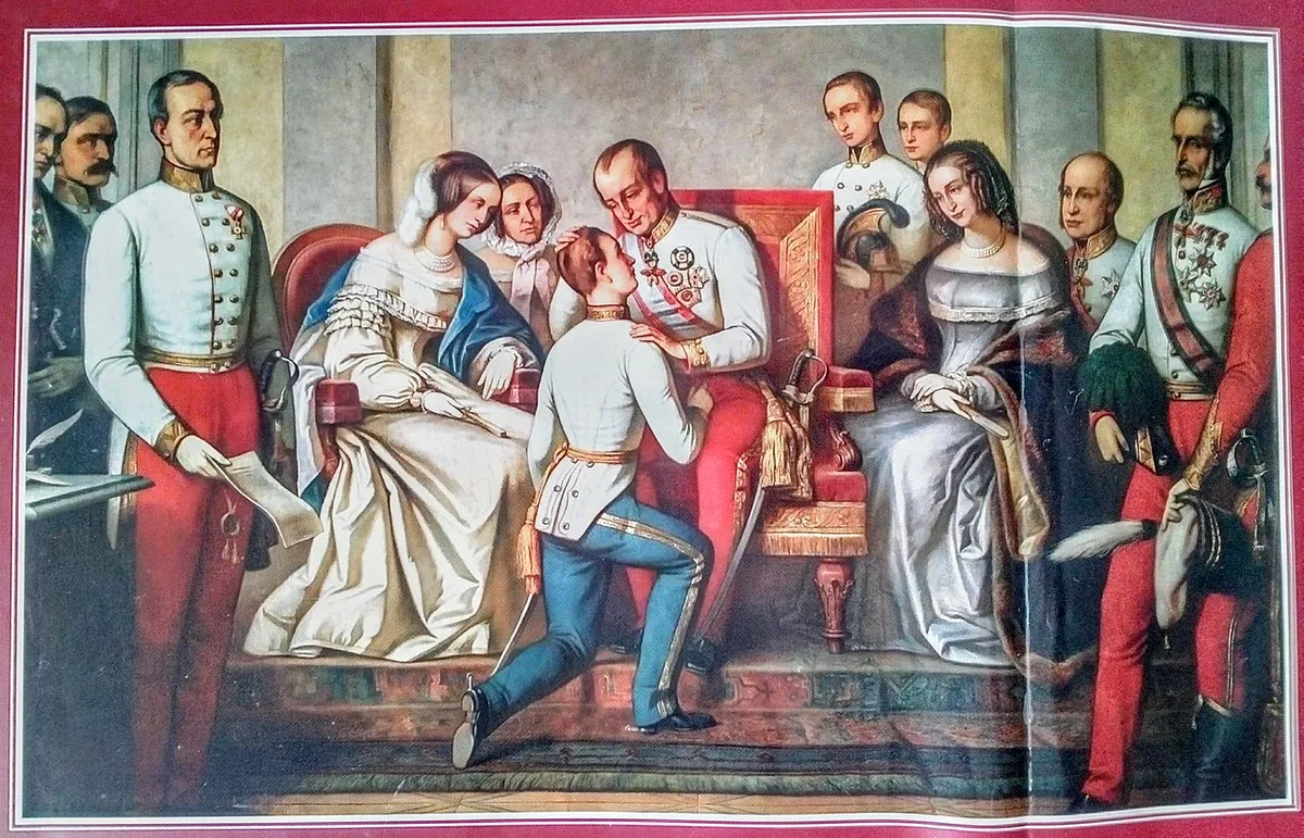 Olmütz, Csehország, Ferenc József császárrá koronázása