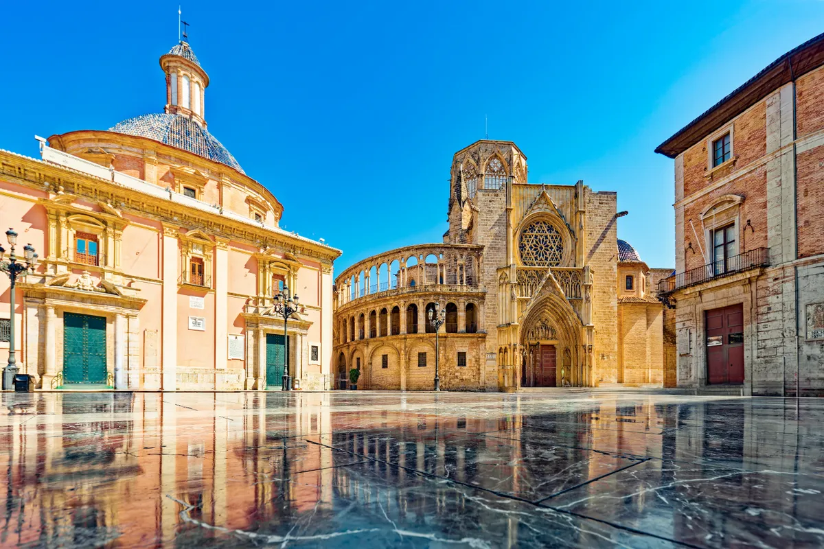 utazás, Catedral de Santa María de Valencia, gótikus katedrális, Valencia