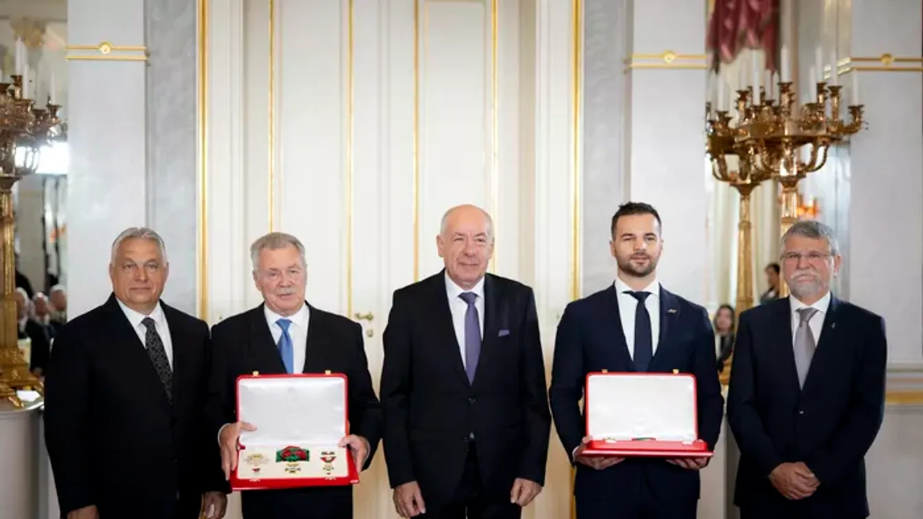 Kapu Tibor és Farkas Bertalan kapta meg idén a Szent István-rendet - videó