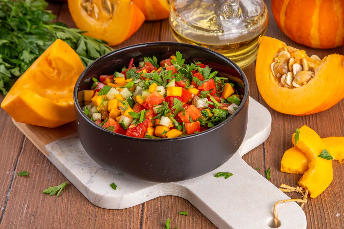 fiatalosabb bőr sütőtökös saláta