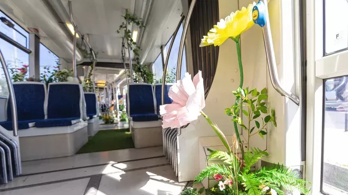 Utaztál már virágba borult villamoson? Galéria