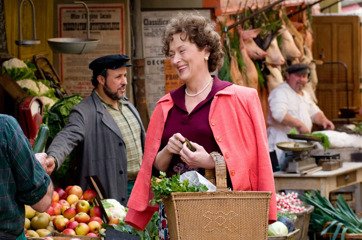 Meryl Streep Julia Child szerepében a Julie & Julia című filmben
