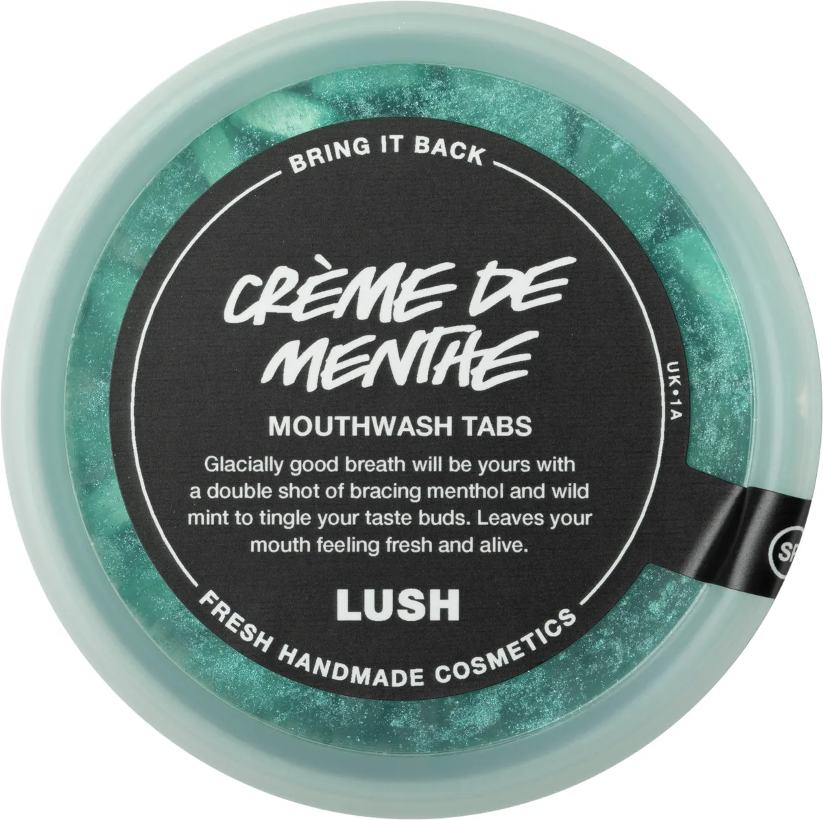 hűsítő szájfrissítő tabletta, Lush
