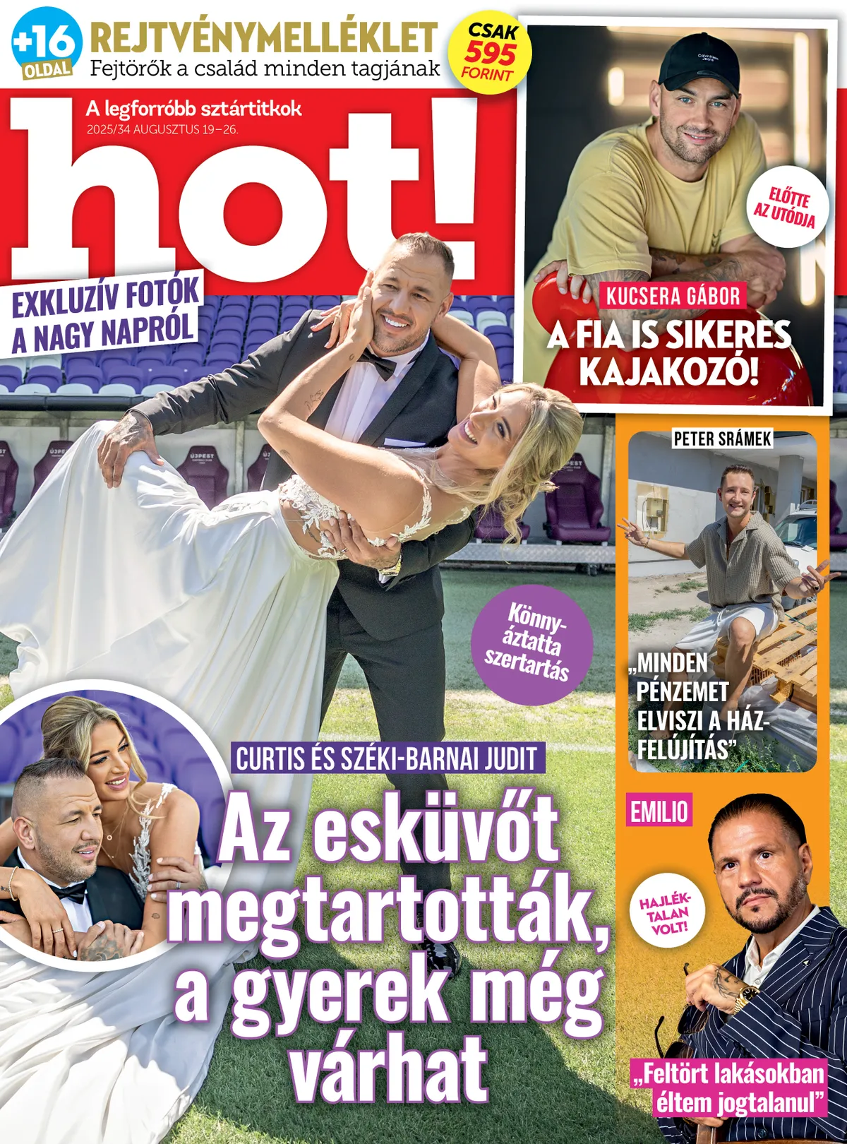 HOT FELTÖLTÉSEK
Széki Attila Curtis és Széki Barnai Judit Eszter - Peti
Peter Srámek - Niki
Emilio - Adrián
Kucsera Gábor - Ági