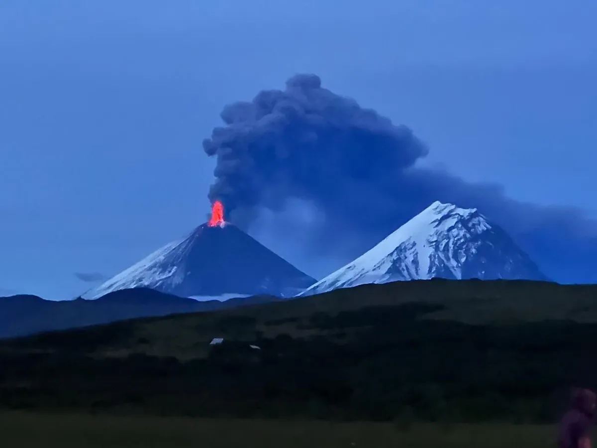 Klyuchevskoy volcano in Russia's Kamchatka erupts