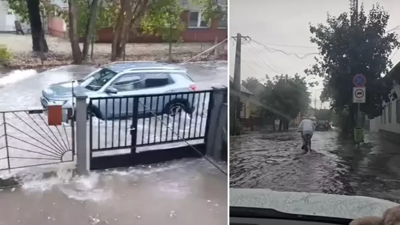 Brutális vihar csapott le Budapestre: folyószerűen hömpölygött az utcákon a víz – videók