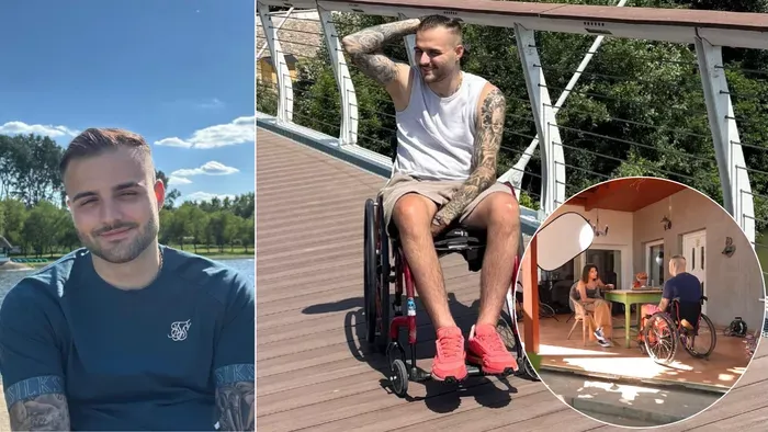 Áron sekély vízbe ugrott, majd lebénult, de nem adta fel