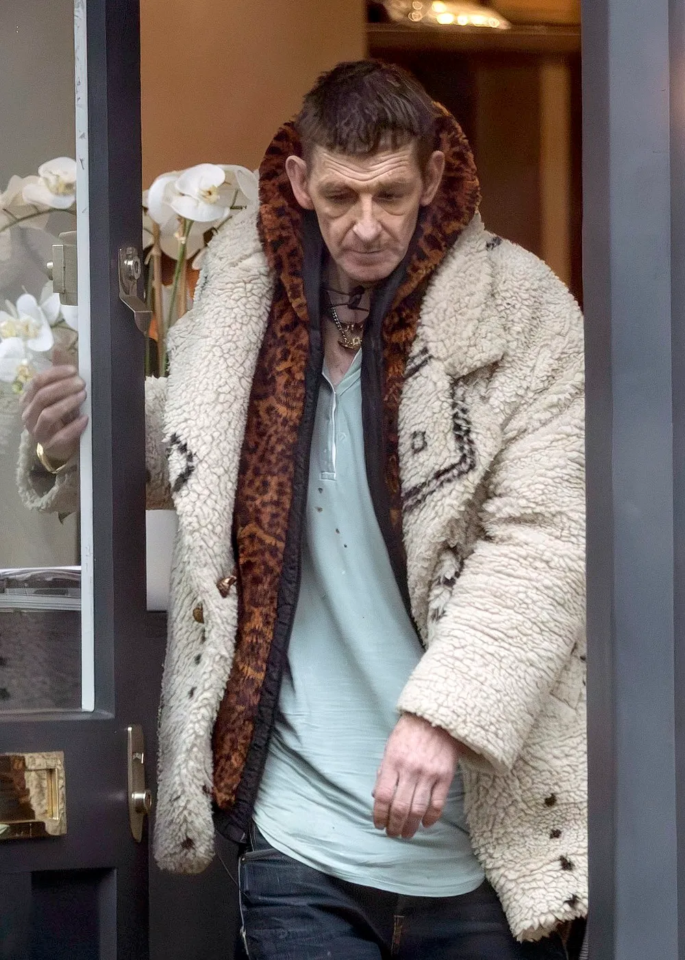 EXCLUSIVE: Peaky Blinders Star Paul Anderson Appears To Have Blood Stains On His Clothing As He Grabs A Snack In London - 21 Feb 2024