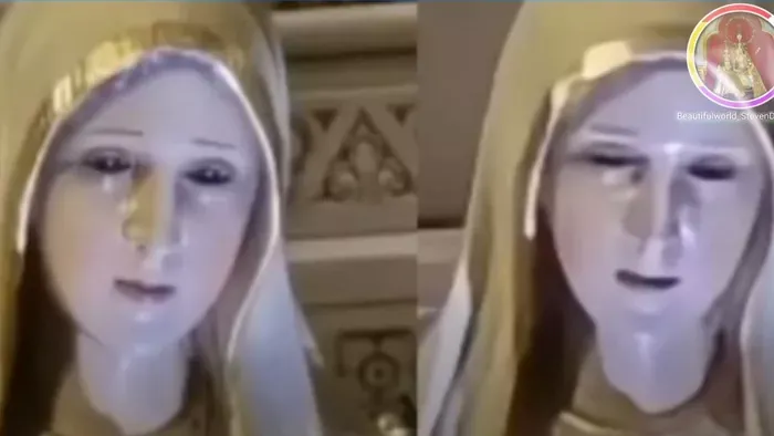 Csoda történt: a Szűz Mária-szobor pislogott! - Videó