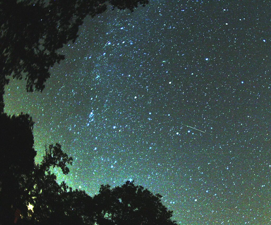 hullócsillag, Perseidák, Tejút