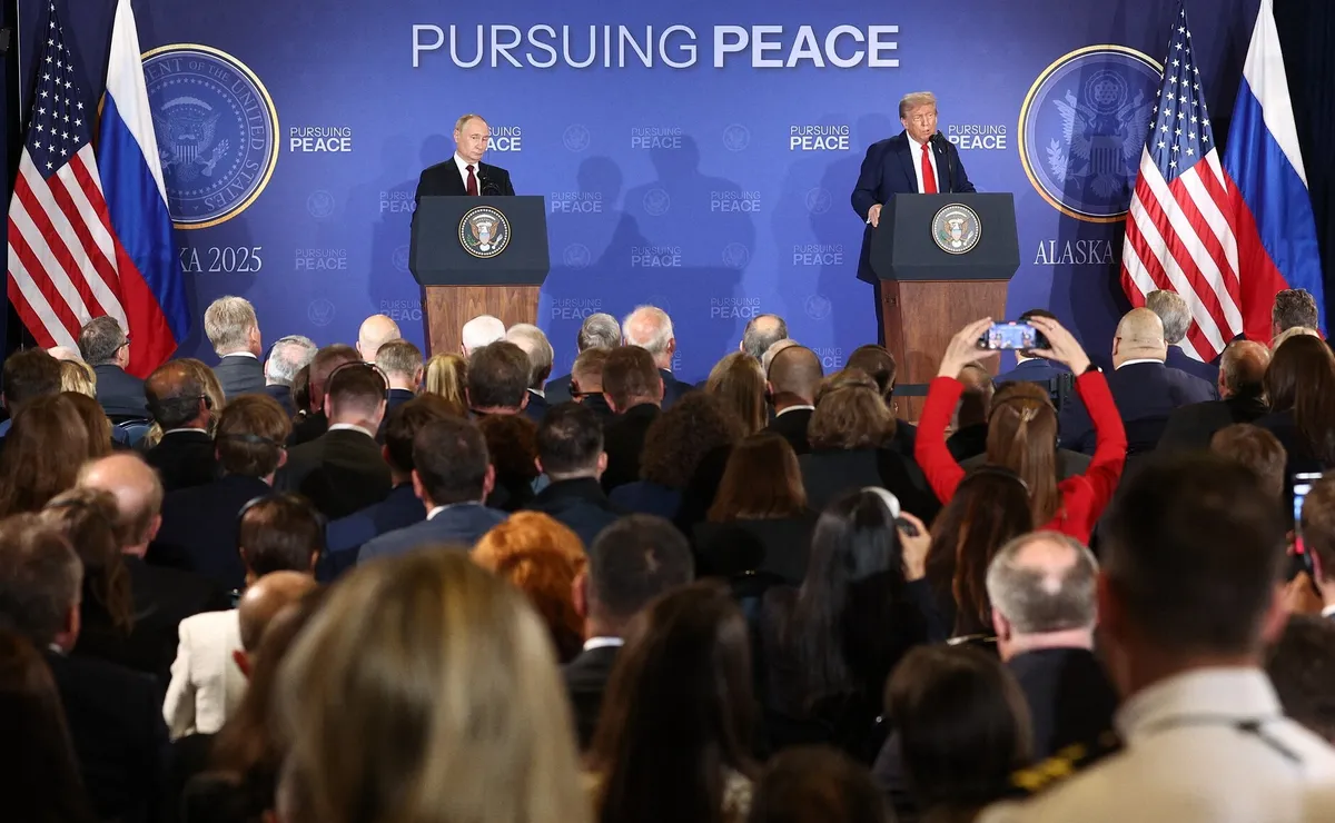 Trump and Putin hold joint press conference in Alaska after summit