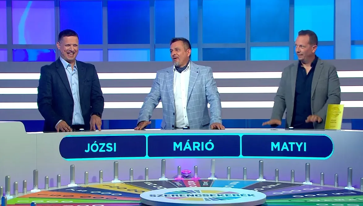 Márió, a harmonikás, POstás Józsi és Maty és a hegedűs