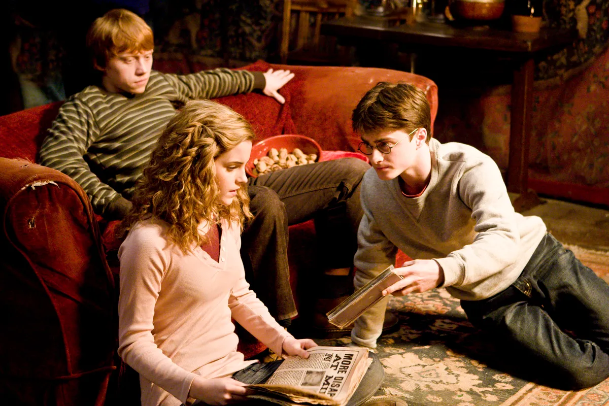 Harry Potter, Hermione, Ron, sütőtöklé, sütőtök, varázslat, Roxfort