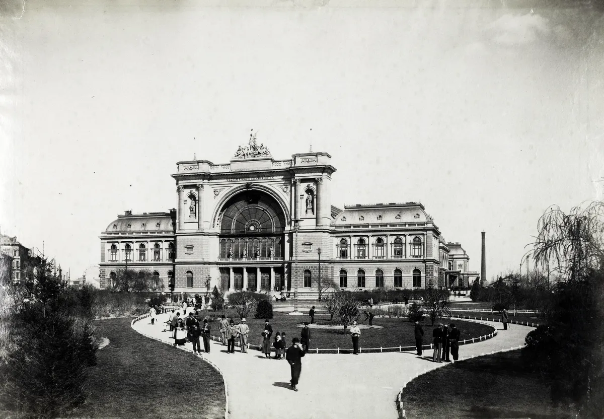 1895, Baross tér, Keleti pályaudvar