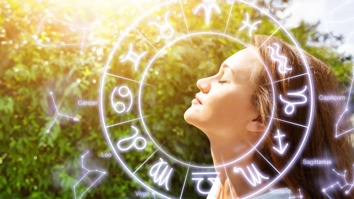 Young Woman Breathing Fresh Air