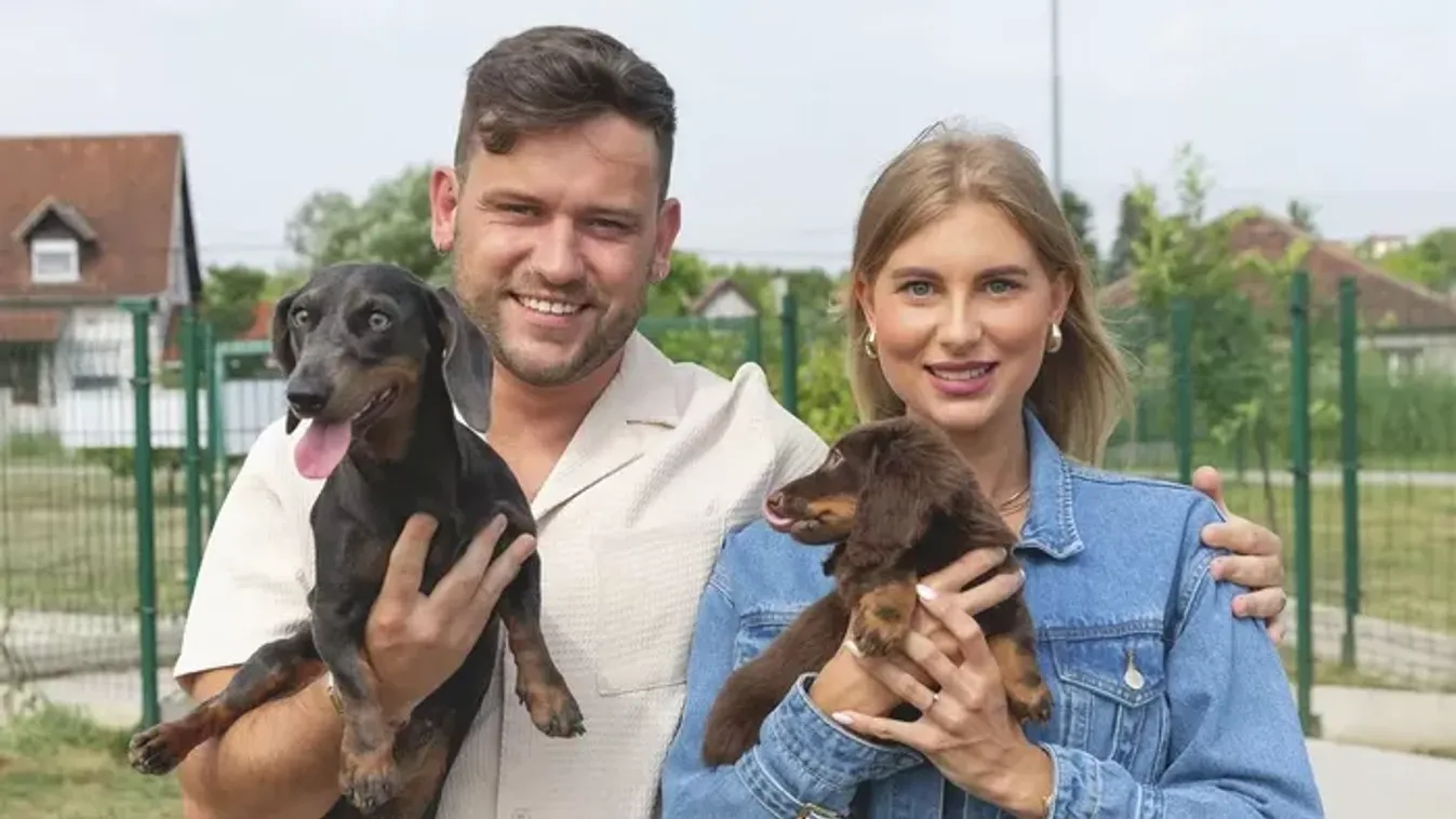 Hatalmas a boldogság: élete legszebb és legfontosabb napját ünnepelte Szabó Ádám és felesége