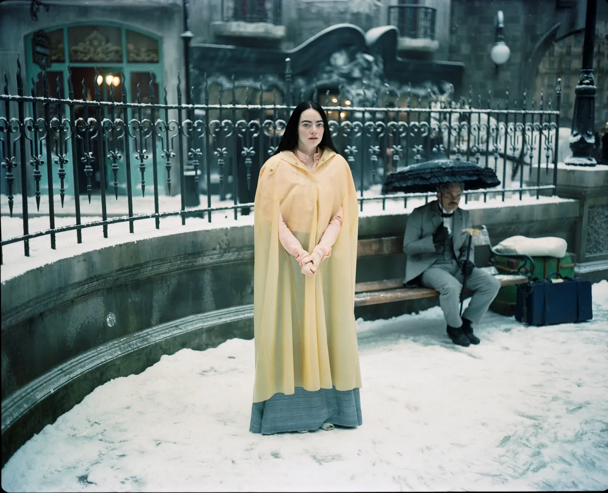 Emma Stone, 2023 - Poor Things - Movie Set