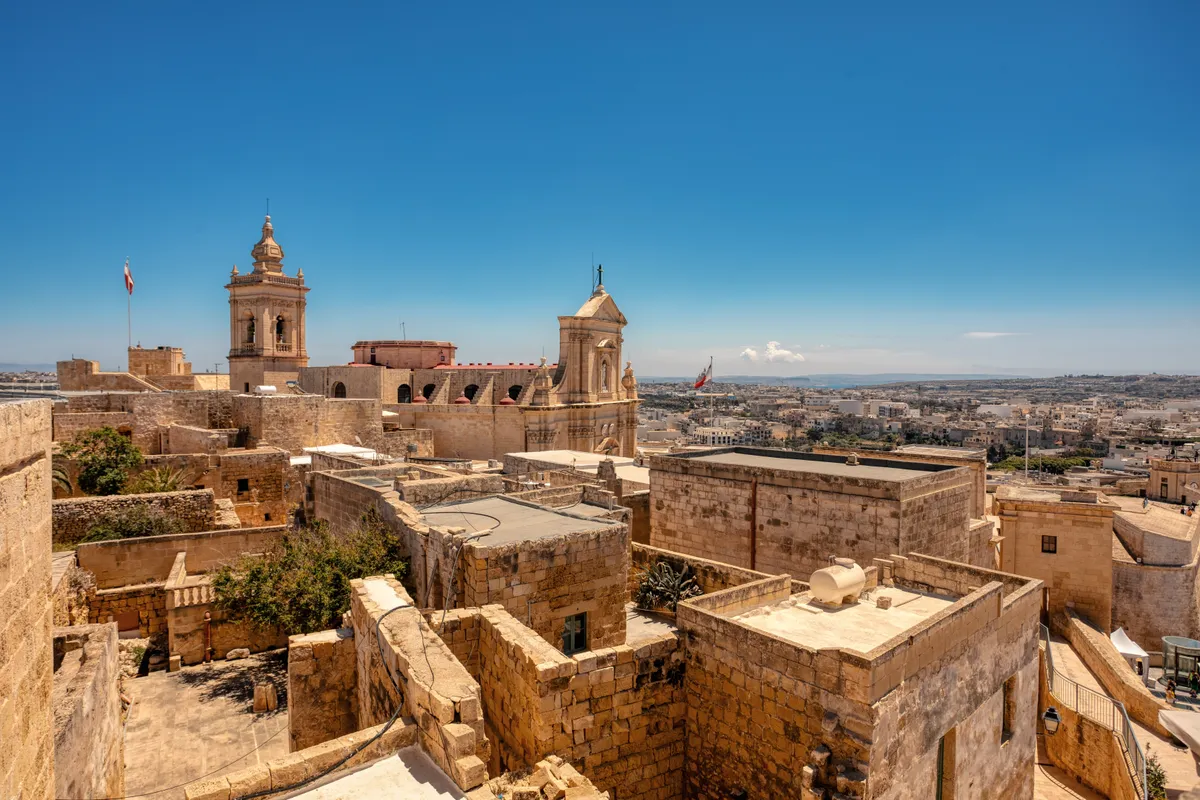 Gozo, La Citadella erődvárosa Málta egyik kedvelt úti célja