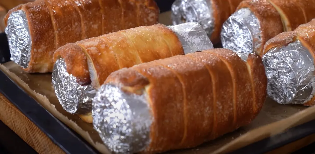 kelt tészta, kürtőskalács, recept, házilag