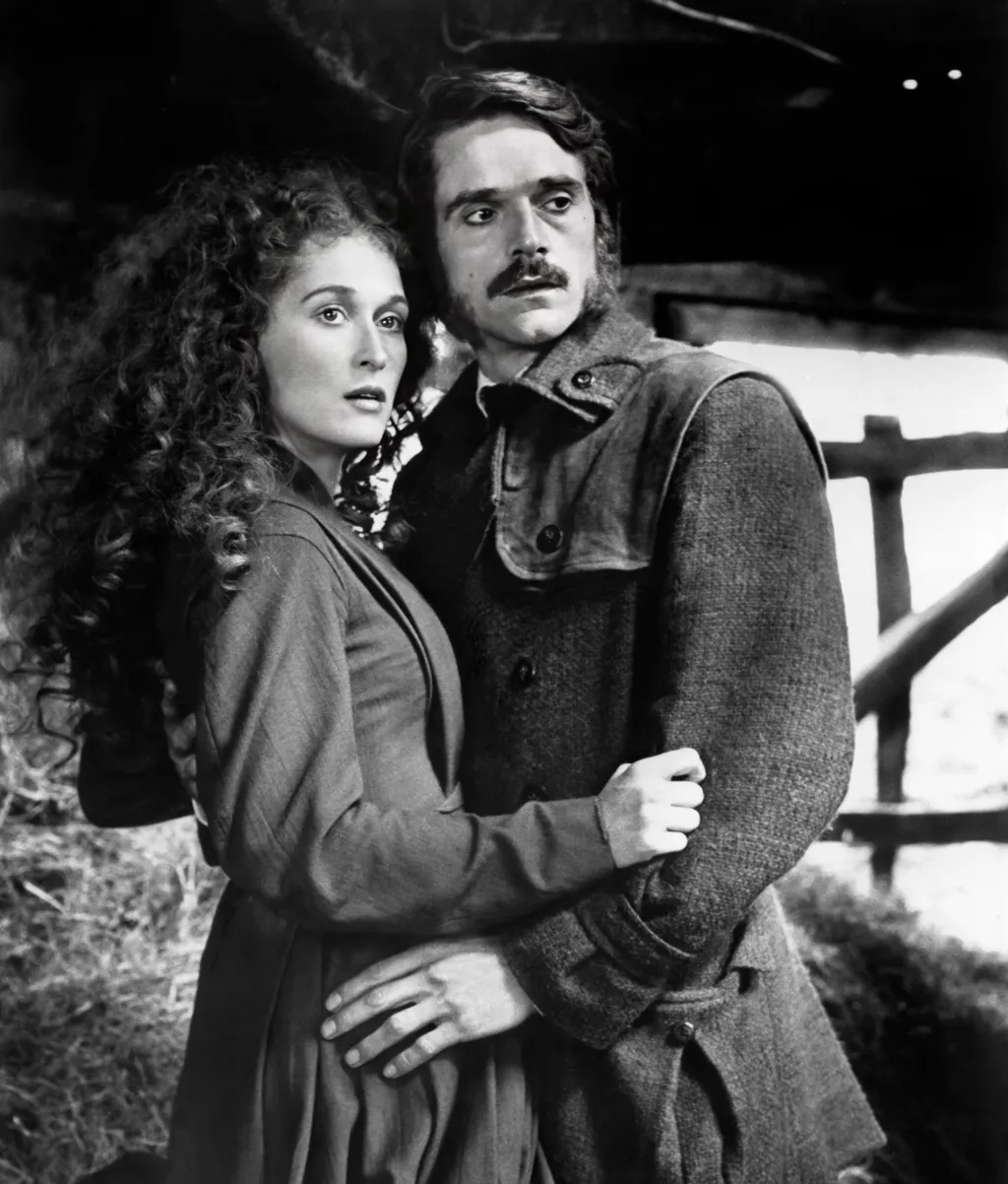 Meryl Streep, Jeremy Irons, on-set of the film, ''he French Lieutenant's Woman'', United Artists, 1981