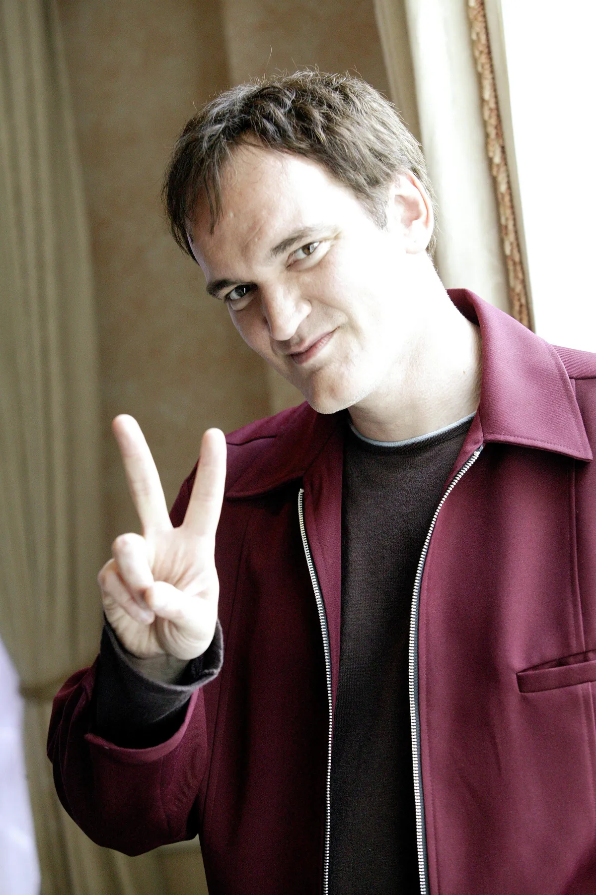 Tarantino a kedves filmrajongó benyomását kelti (Fotó: Armando Gallo)