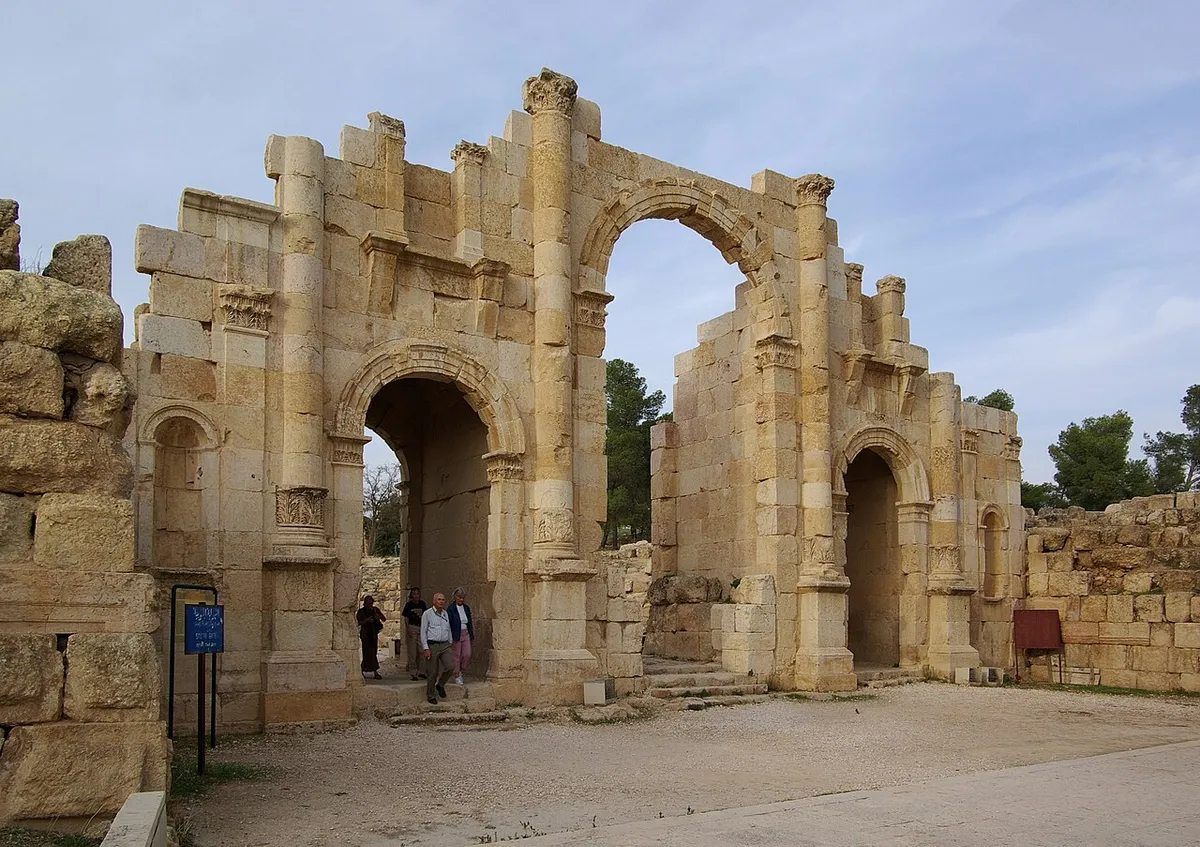 Jordánia, Jerash, római romok